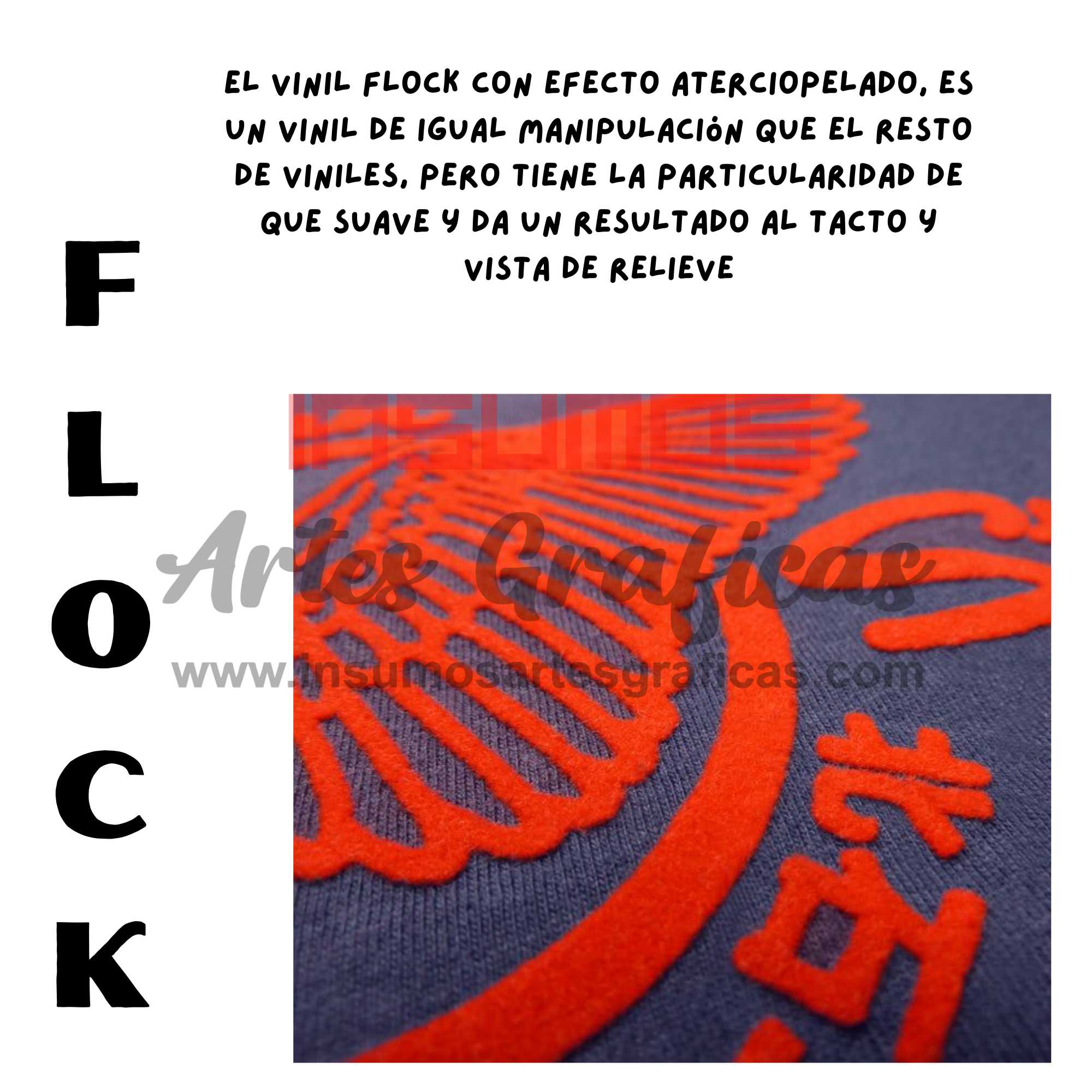 AA VINILO FLOCK (especificaciones)