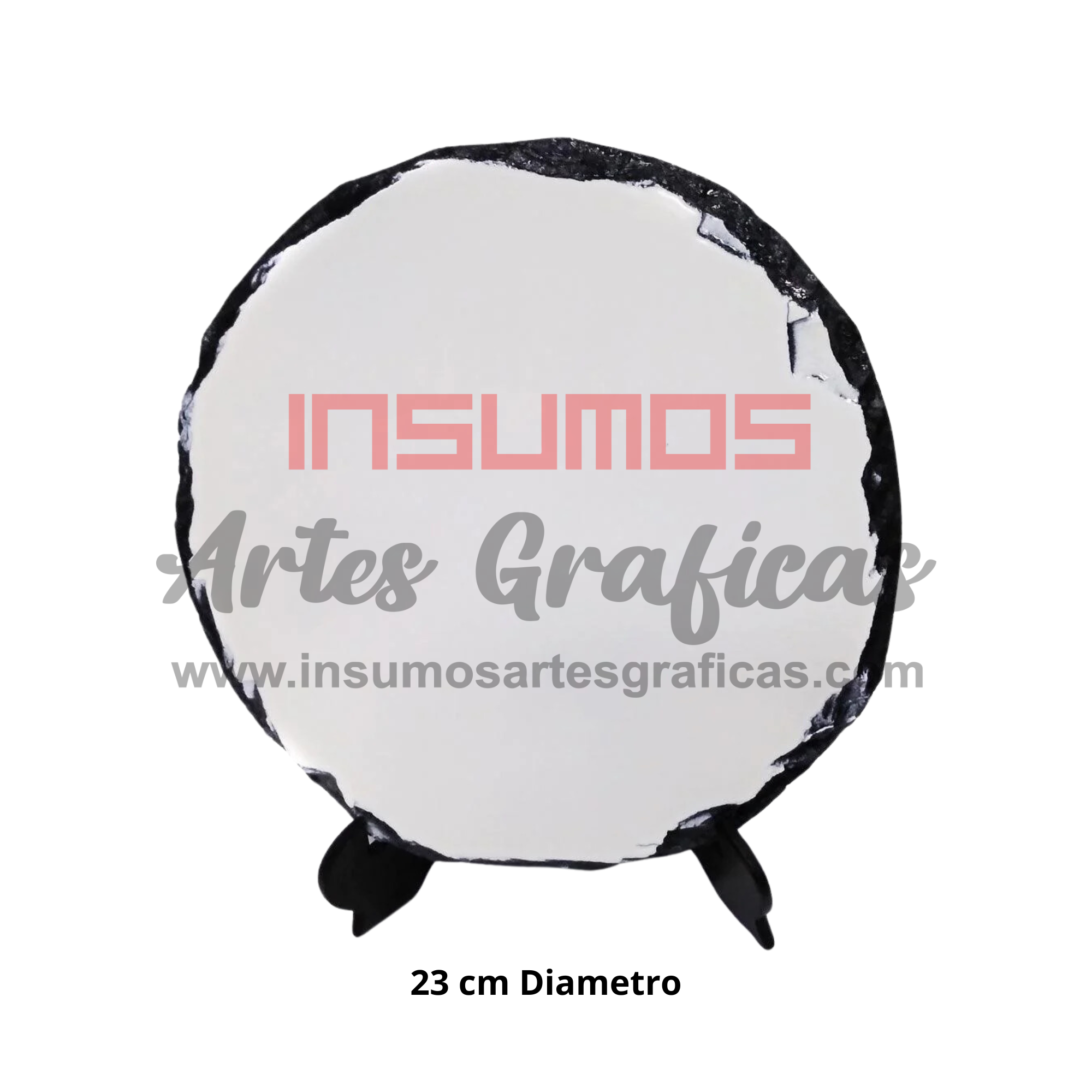 PIEDRA DE SUBLIMACION 23 CM REDONDA