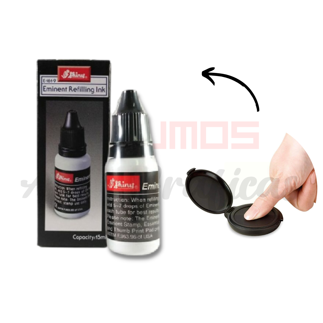 TINTA SHINY PARA HUELLERO 15 ML