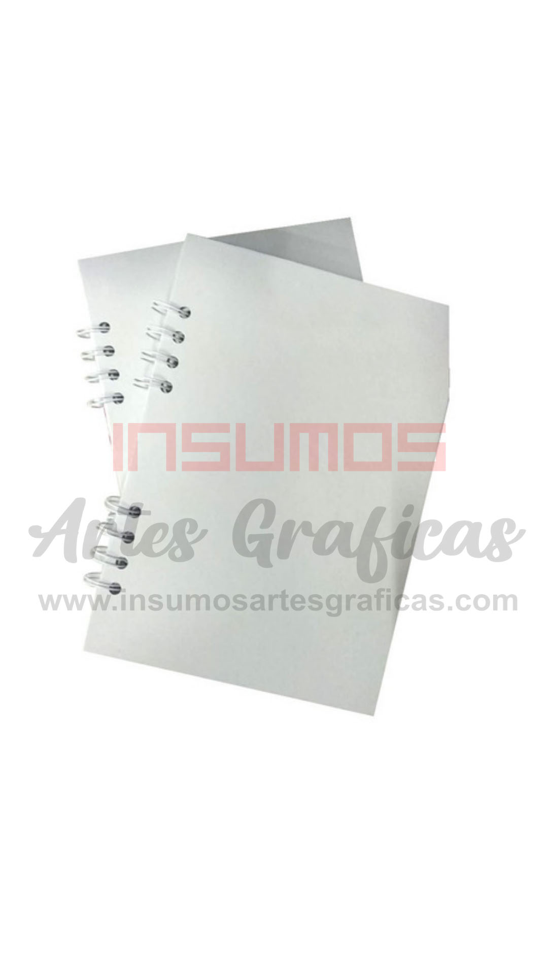 AGENDA ARGOLLADA SUBLIMABLE x 72 HOJAS (21 CM X 15 CM )