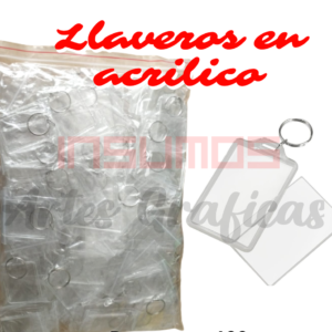 LLAVERO ACRÍLICO X 48 UNDS