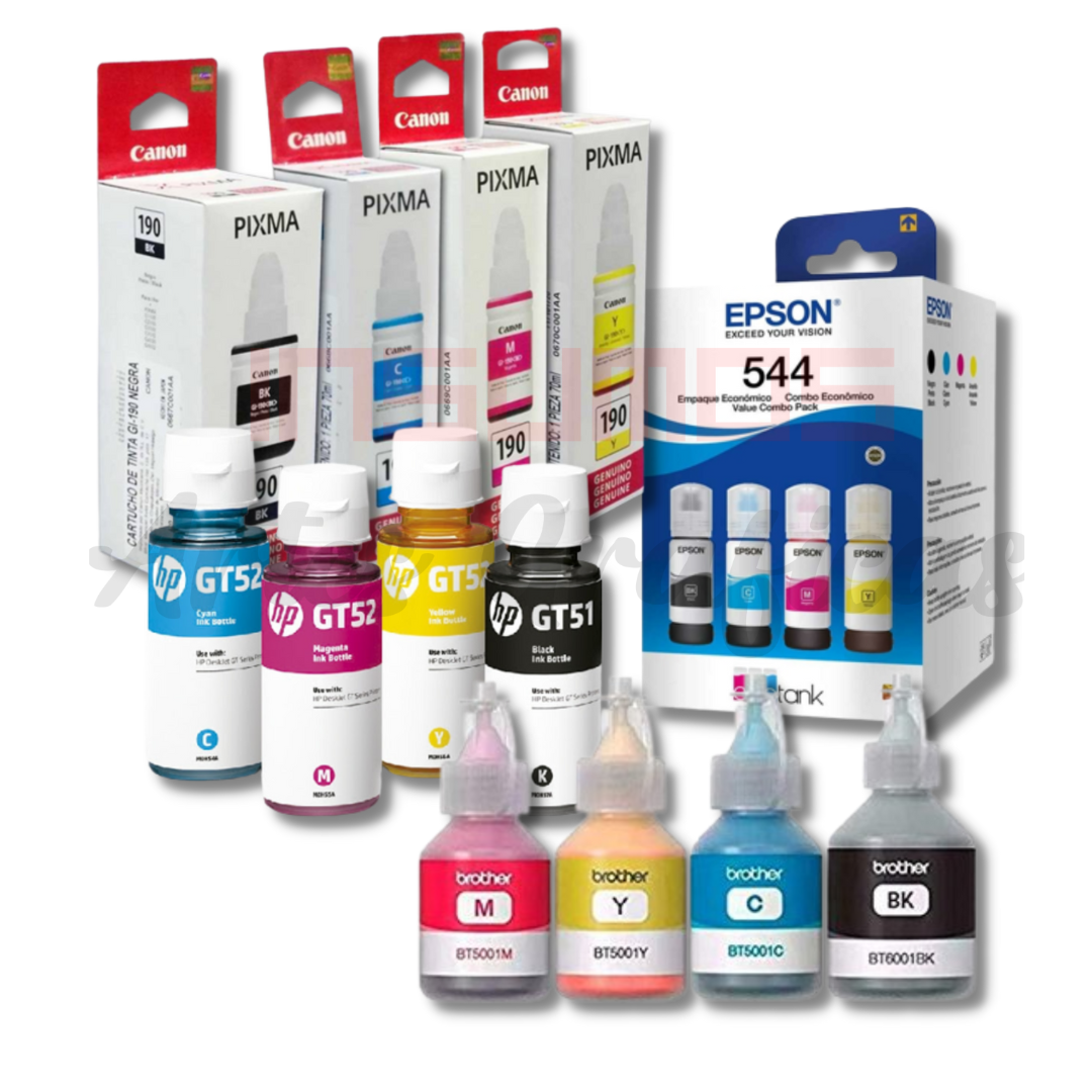 TINTAS PARA IMPRESORA EPSON , BROTHER, HP, CANON $ 28.000 + IVA