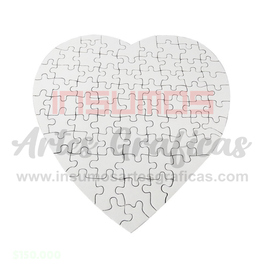 ROMPECABEZAS CORAZON CARTA