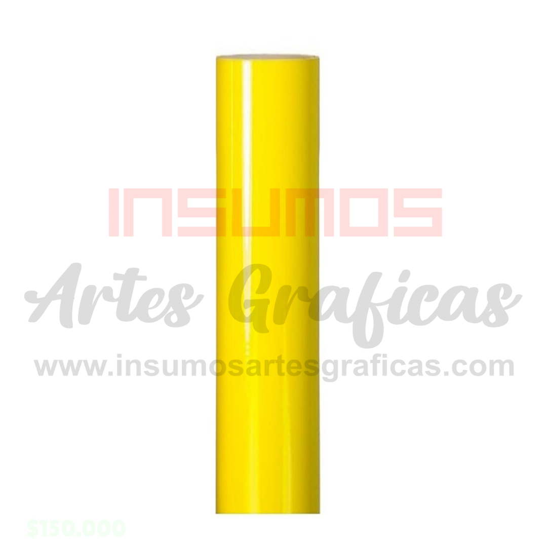 VINILO ADHESIVO AMARILLO X METRO
