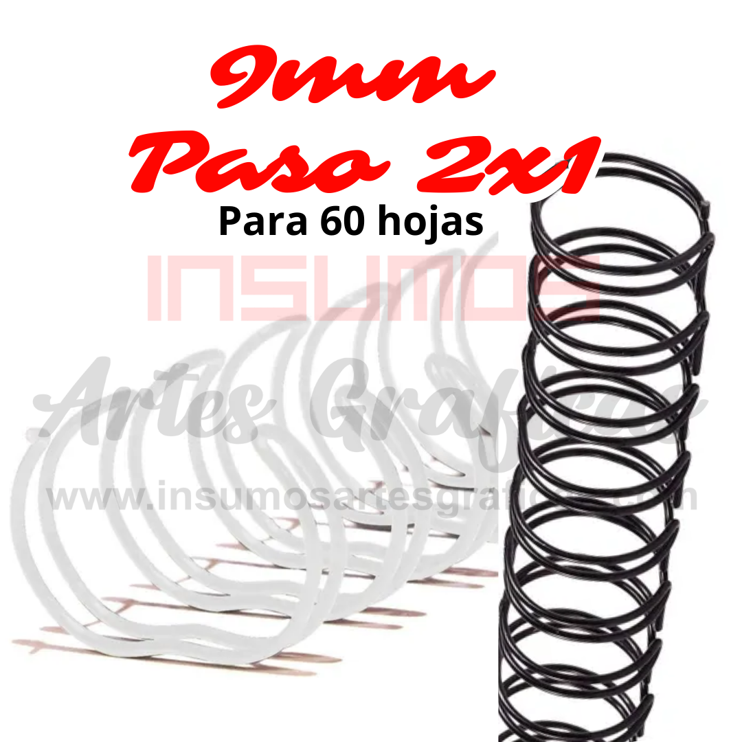 ANILLO 9MM PASO 2X1 (BLANCO) CAJA X 100 $ 46.500