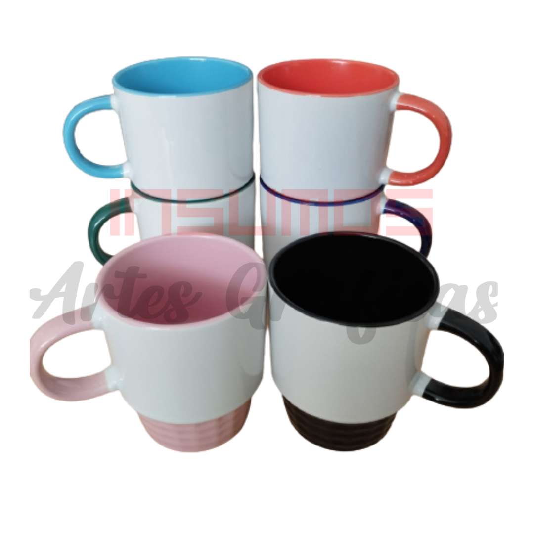 MUG APILABLE FONDO COLOR 11 ONZAS