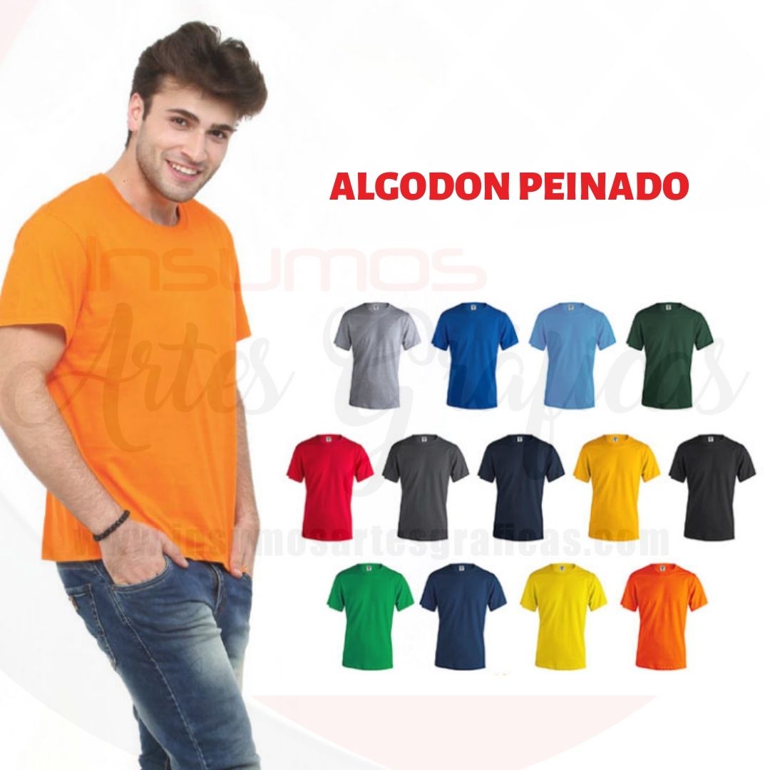 CAMISETA ALGODON HOMBRE