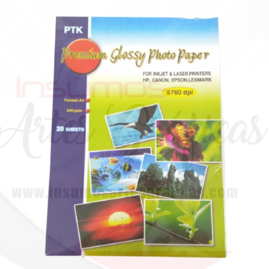 PREMIUM GLOSSY 240GR*20 HOJAS