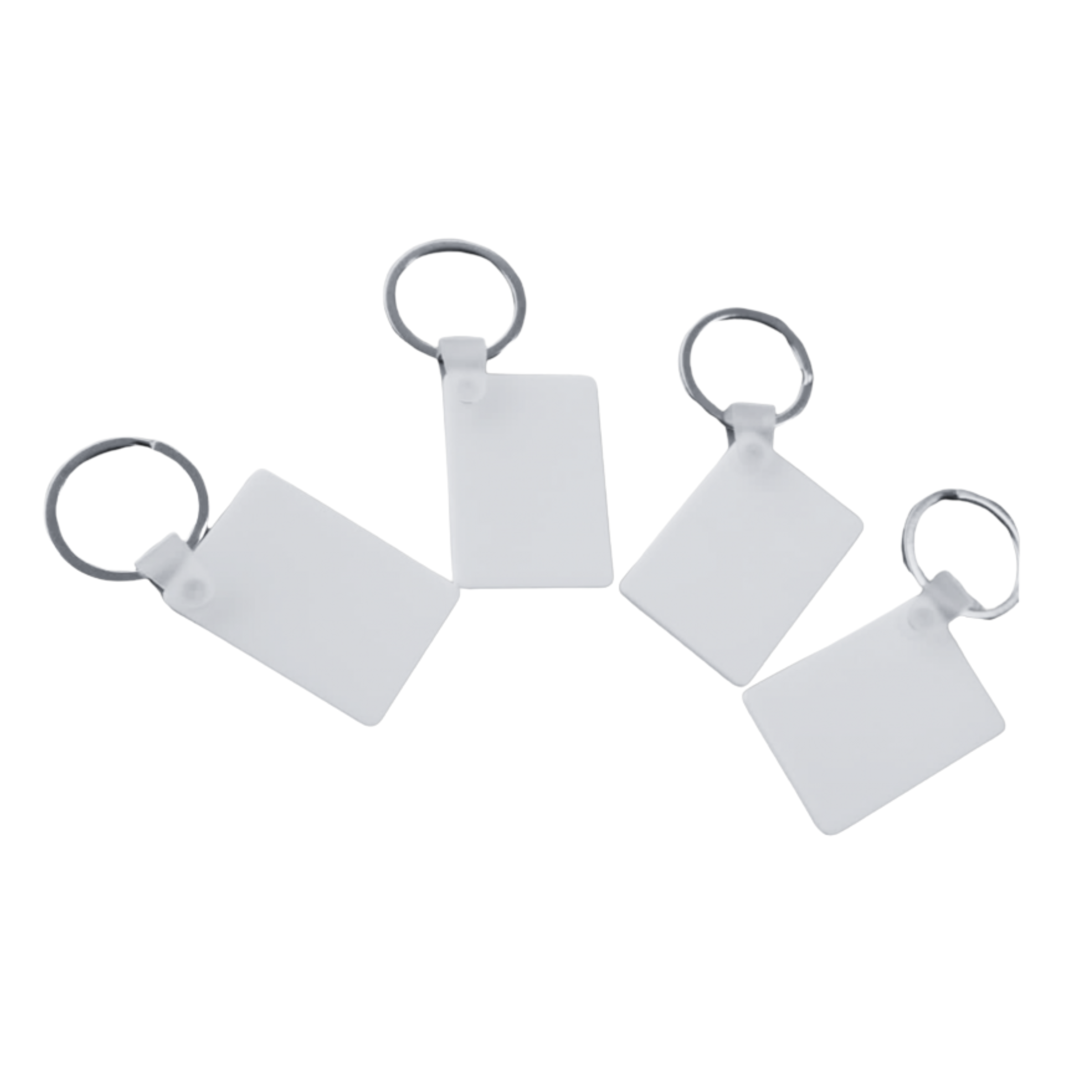LLAVERO PCV RECTANGULAR SUBLIMABLE X 20 UND