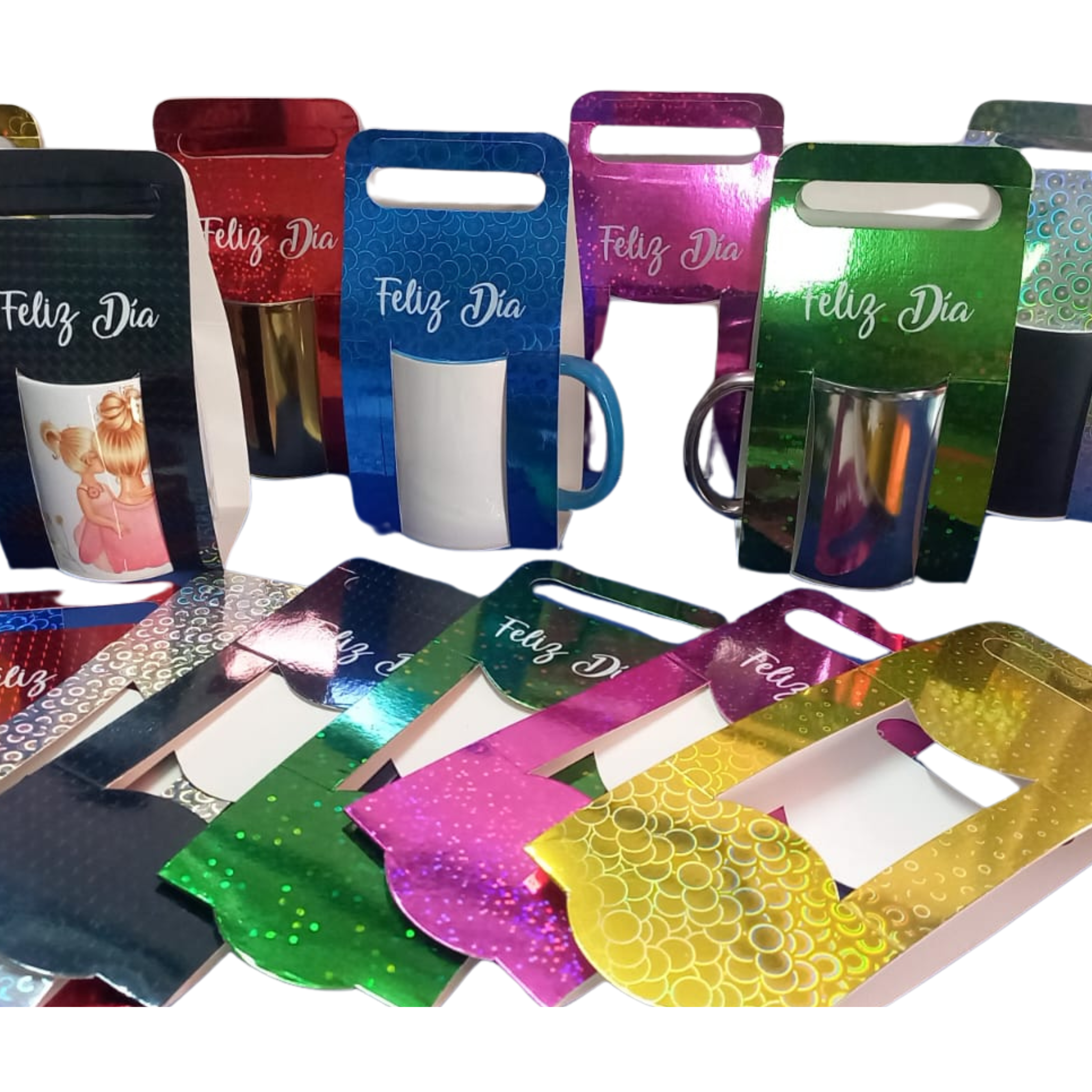 CAJAS METALIZADAS PARA MUGS 11 ONZ