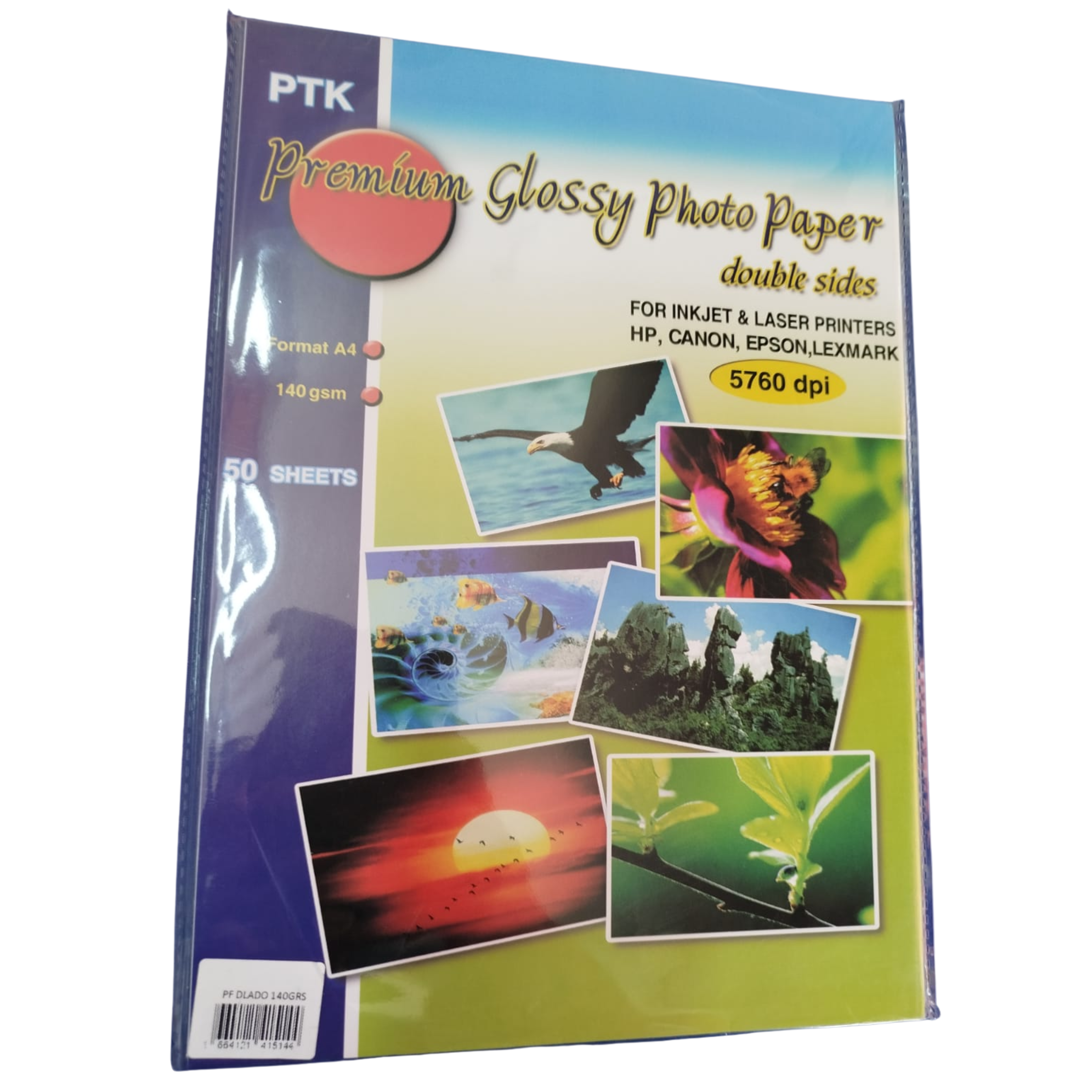 PAPEL FOTOGRAFICO DOBLE CARA 140GR X 50 HOJAS